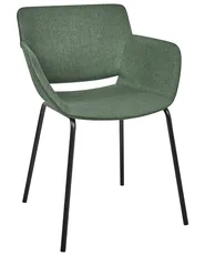 Set di 2 sedie da pranzo AXTEL Tessuto Verde_942525