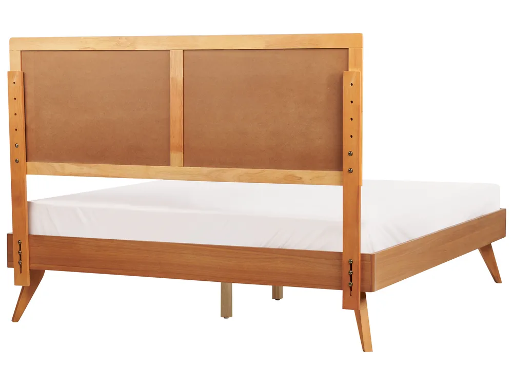 Bett mit Lattenrost ISTRES 160 x 200 cm Naturfarbene Esche_912582