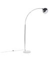 Kovová stojaca lampa 210 cm strieborná PAROO_822247