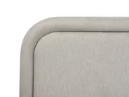 Bed Faux Linen LAVARDENS 160 x 200 cm (EU King Size) Taupe_970940