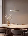 LED Pendant Lamp EVENLODE Metal White