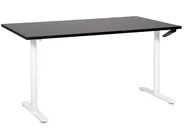 Biurko regulowane manualnie DESTINAS 160 cm 72 cm Czarny/ biały_899100