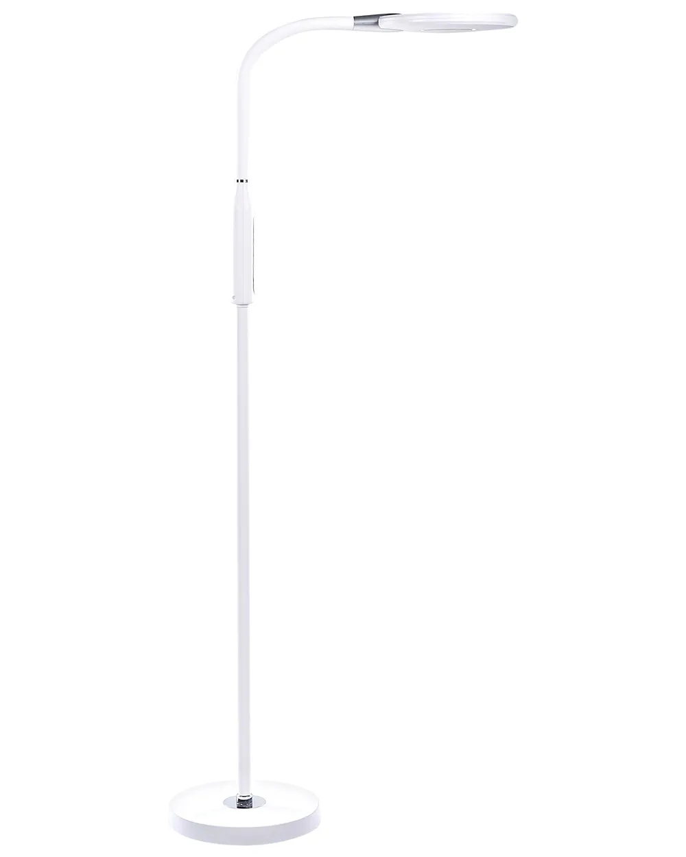 Lampada da terra a LED CASSIOPEIA con dimmer Metallo Bianco_979418