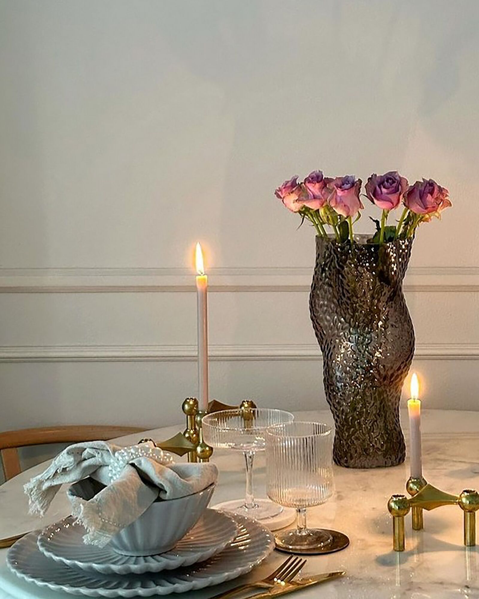 GILDE GLAS art Design vaas - decoratief object handgemaakt van glas H GILDE GLAS art Design vaas - decoratief object handgemaakt van glas H
