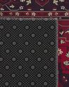 Teppich rot orientalisches Muster 80 x 300 cm Kurzflor VADKADAM_831427