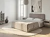 Bett mit Stauraum LUNAN Taupe 140 x 200 cm