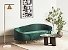 Sofa 2 Seater SAVAR Velvet Emerald Green