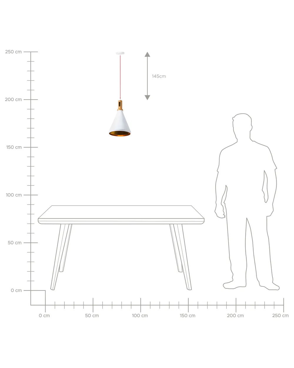 Pendant Lamp MACKENZIE Metal White_709197