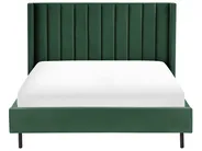 Bed Velvet VILLETTE 140 x 200 cm (EU Double) Dark Green_832663