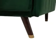 Sofa Bed 3 Seater SENJA Velvet Emerald Green_707285
