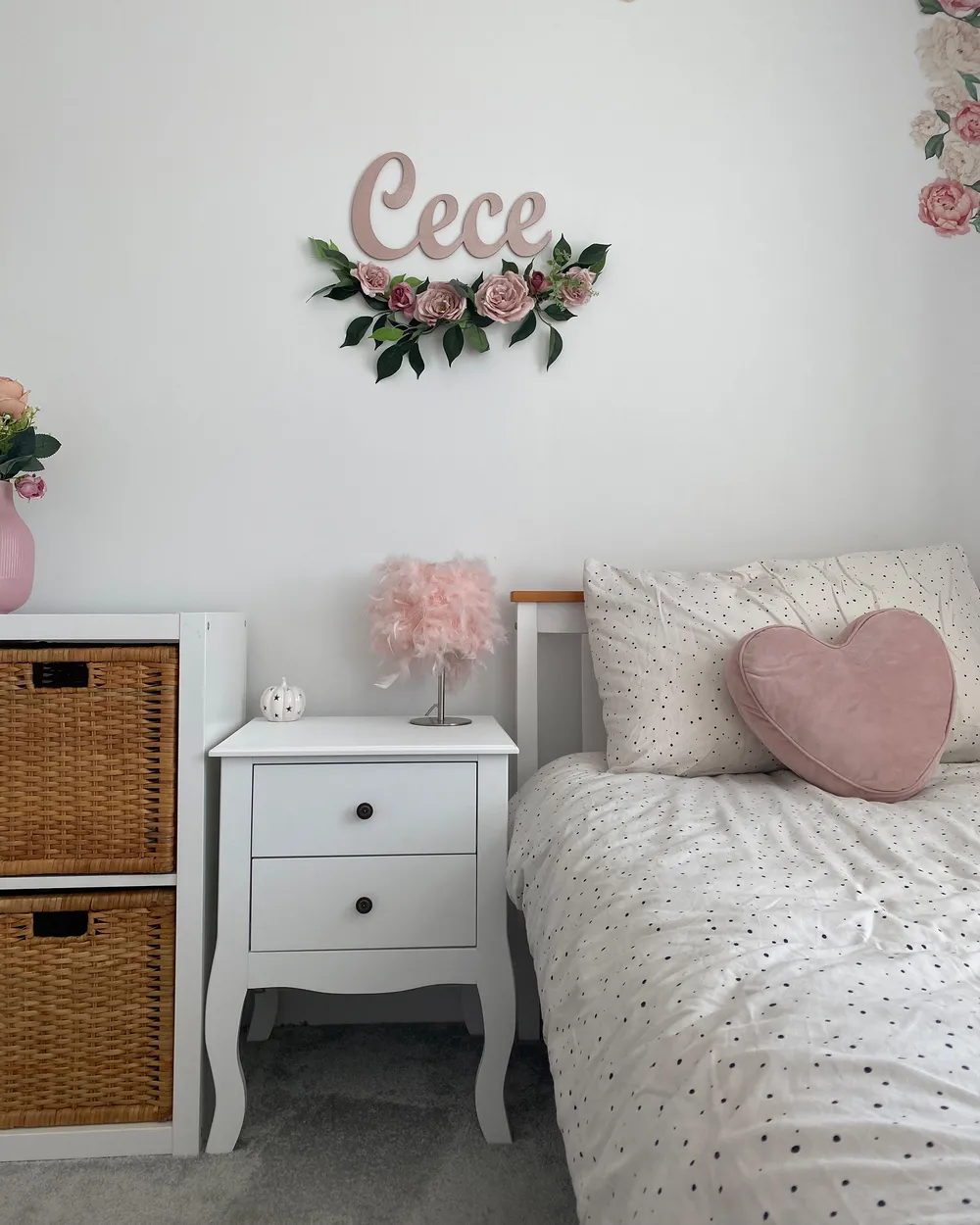 2 Drawer Bedside Table LANE White_888019