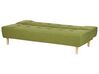 Canapé-lit 3 places en tissu vert ALSTEN_921929