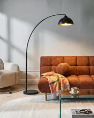 Floor Lamp CAGAYAN Metal Black_1054063