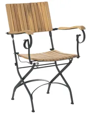 Bistro Set Folding LASCARI Acacia Wood Light Brown_1075226