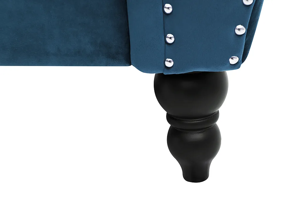 Sofa 3 Seater SKIEN Velvet Navy Blue_1161540