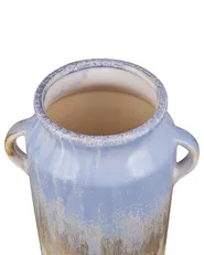 Wazon na kwiaty GERRHA 25 cm Kamionka Błękitny_810729