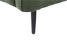 Méridienne angle droit tissu bouclé vert foncé CHEVANNES_858673