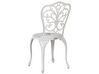 Metal Garden Bistro Set White TRIORA/DASCIO_931829