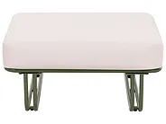 Garden Lounge Set with Table and Ottoman 3 Seater CAMEROTA  Metal Green_1156966