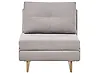 Single Sofa Bed JERSLEV Fabric Grey
