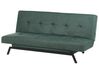 Fabric Sofa Bed Green LEEDS_923317