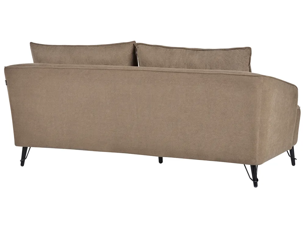 Sofa dla 3 osób HOBRO Brązowy_949701