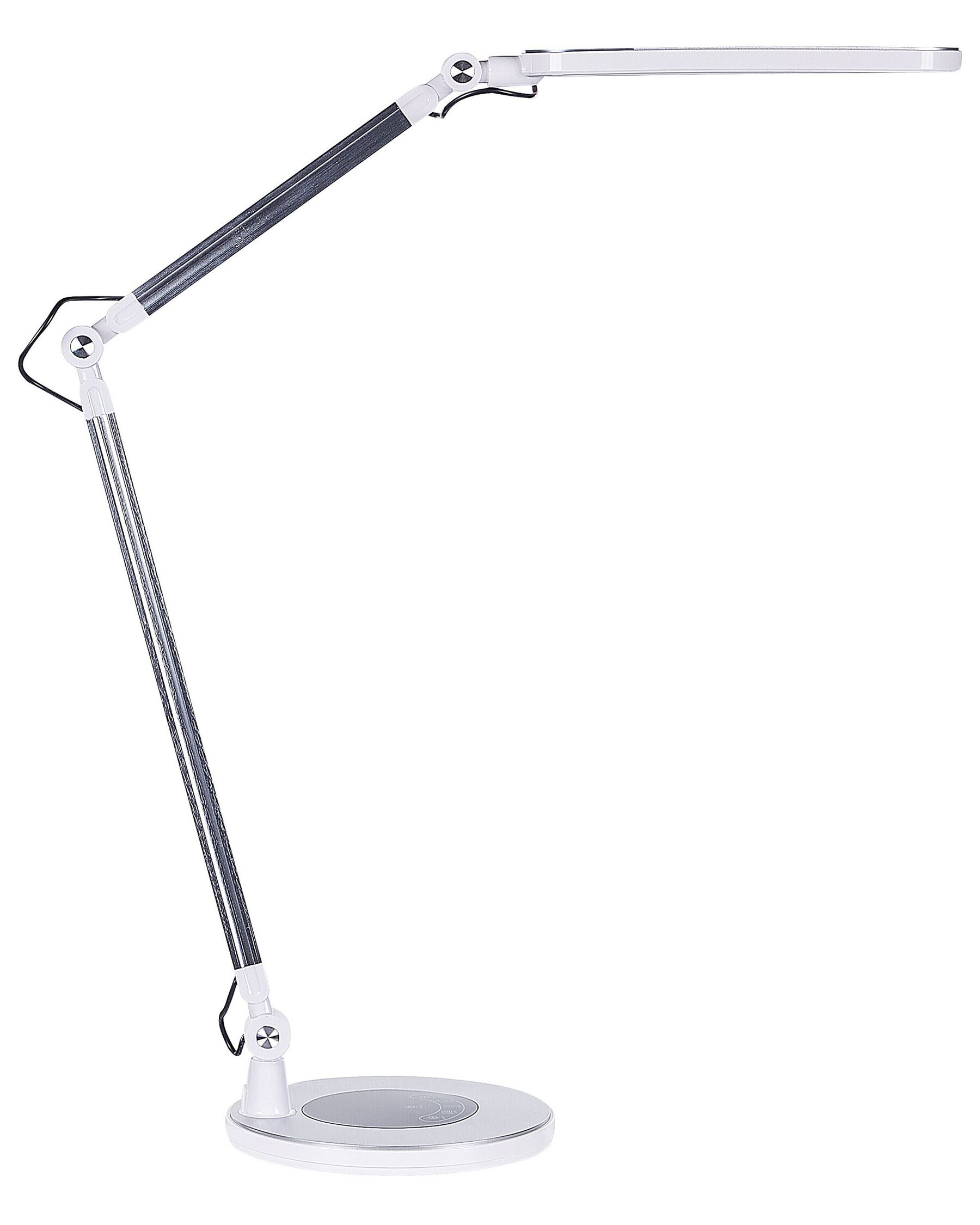 Lampada da tavolo LED metallo argento 80 cm GRUS_855129