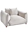 Armchair LUVOS Velvet Taupe