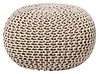 Pouffe CONRAD Cotton Light Beige