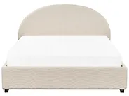 Bett mit Stauraum VAUCLUSE Stoff Beige 160 x 200 cm_876840