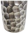 Vaso decorativo metallo argento 32 cm CALAKMUL_823149