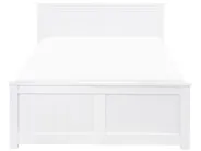 Bed Pine Wood SABRAN 120 x 200 cm (EU Small Double) White_1060870