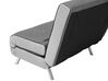 Banquette convertible 1 place en tissu gris foncé FARRIS_700048