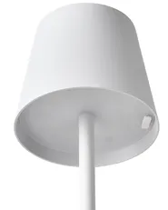 Wireless LED Table Lamp BACEIRO with Dimmer Metal White_940930