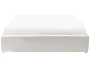 Ottoman Bed without Headboard DINAN Boucle Off-White 140 x 200 cm (EU Double)_903684