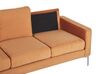 Sofa 3-osobowa welurowa pomarańczowa GAVLE _813735