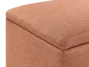 Storage Pouffe FERNDALE Fabric Golden Brown_1056135