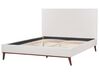 Velvet EU King Size Bed Off-White BAYONNE_901337