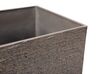 Plant Pot 30 x 30 x 60 cm Brown GAZA_692707