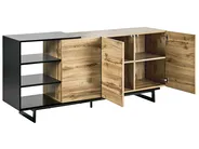 2 Door Sideboard FIORA Brown/ Black_828801
