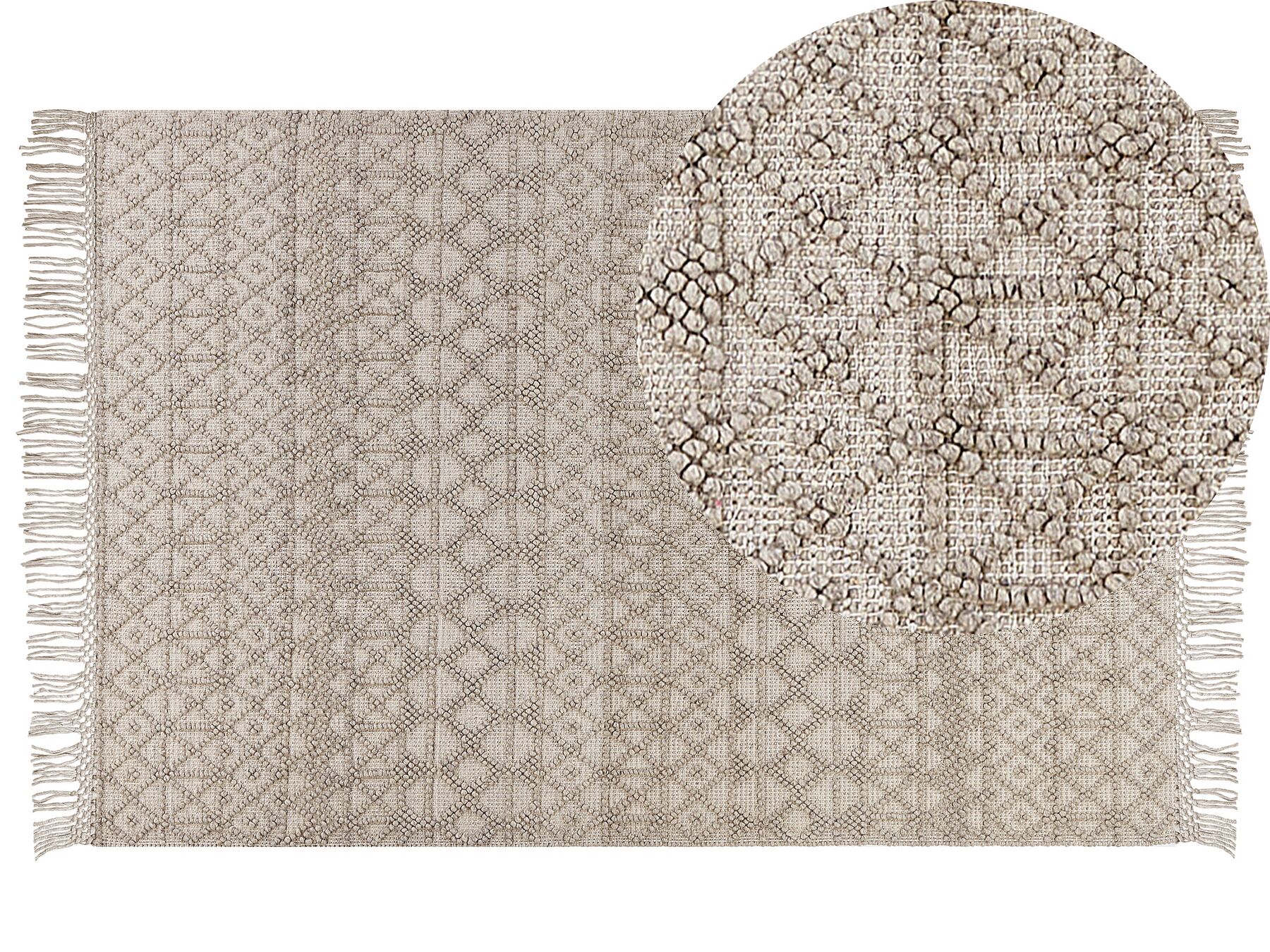 Tappeto lana beige 200 x 300 cm ALUCRA_856248