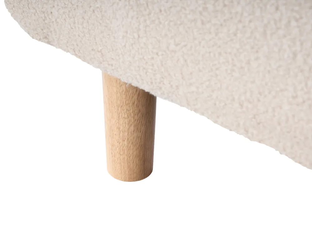 Sofa Bed 2 Seater RISOR Boucle Off-White_1053607