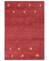 Vlněný koberec gabbeh 200 x 300 cm červený YARALI_856231