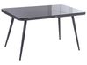 Havebord LIPARI 140 cm 80 cm Glas Grå