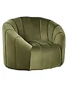 Armchair MALUNG Velvet Dark Green