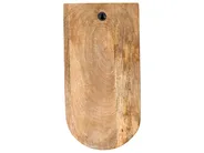 Decoração de parede Rosto JIMETA 40 cm Madeira de mangueira Azul_1038593
