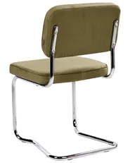 Set di 2 sedie da pranzo IRWIN Velluto a coste Verde oliva_1031503
