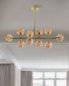 10 Light Pendant Lamp Gold RAMIS_840698