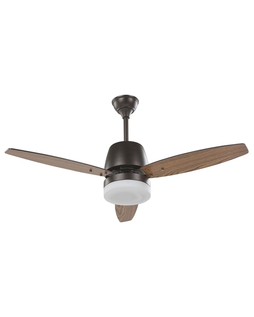 Deckenventilator mit Licht MLAVA mit Fernbedienung LED Braun