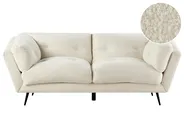 Sofa 3 Seater LENVIK Boucle White_939266